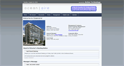 Desktop Screenshot of oceanairehoa.com
